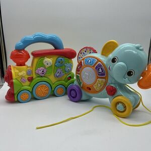 Baby Toddler‎ Learning Light and Sound Musical Animal Train And Rolling Elephant